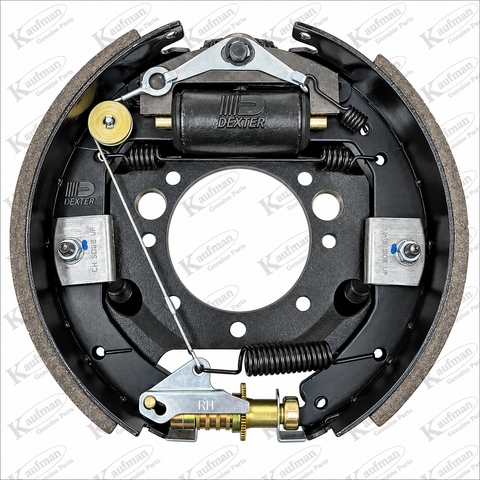 12-1/4x3-3/8 inch 10K Dexter Duo-Servo Hydraulic Brake Assembly   LH (Drivers Side) RH (Passenger Side)