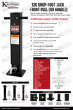 12K Drop Foot Jack (Front Pull)