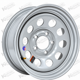 15"x5" 5x4.5 Wheel - Silver Mod