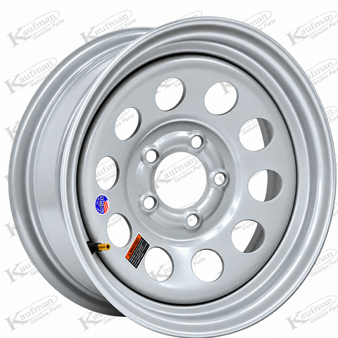15"x5" 5x4.5 Wheel - Silver Mod