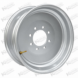 17.5"x6.75" 8x6.5" Wheel - Silver +0.19 Offset