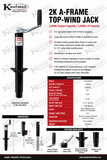 2K A-Frame Top Wind Jack