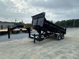 Trailer - 15,000 GVWR Gooseneck Dump Trailer - 16'