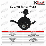 Axle 7K Brake 79/64