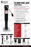 7K Drop Foot Jack (Front Wind)