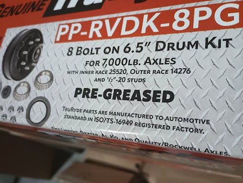 Brake Drum & Hub, 6K/7K Axle