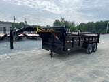 Trailer - 15,000 GVWR Gooseneck Dump Trailer - 16'
