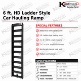 6 ft. HD Ladder Style Car Hauling Ramp
